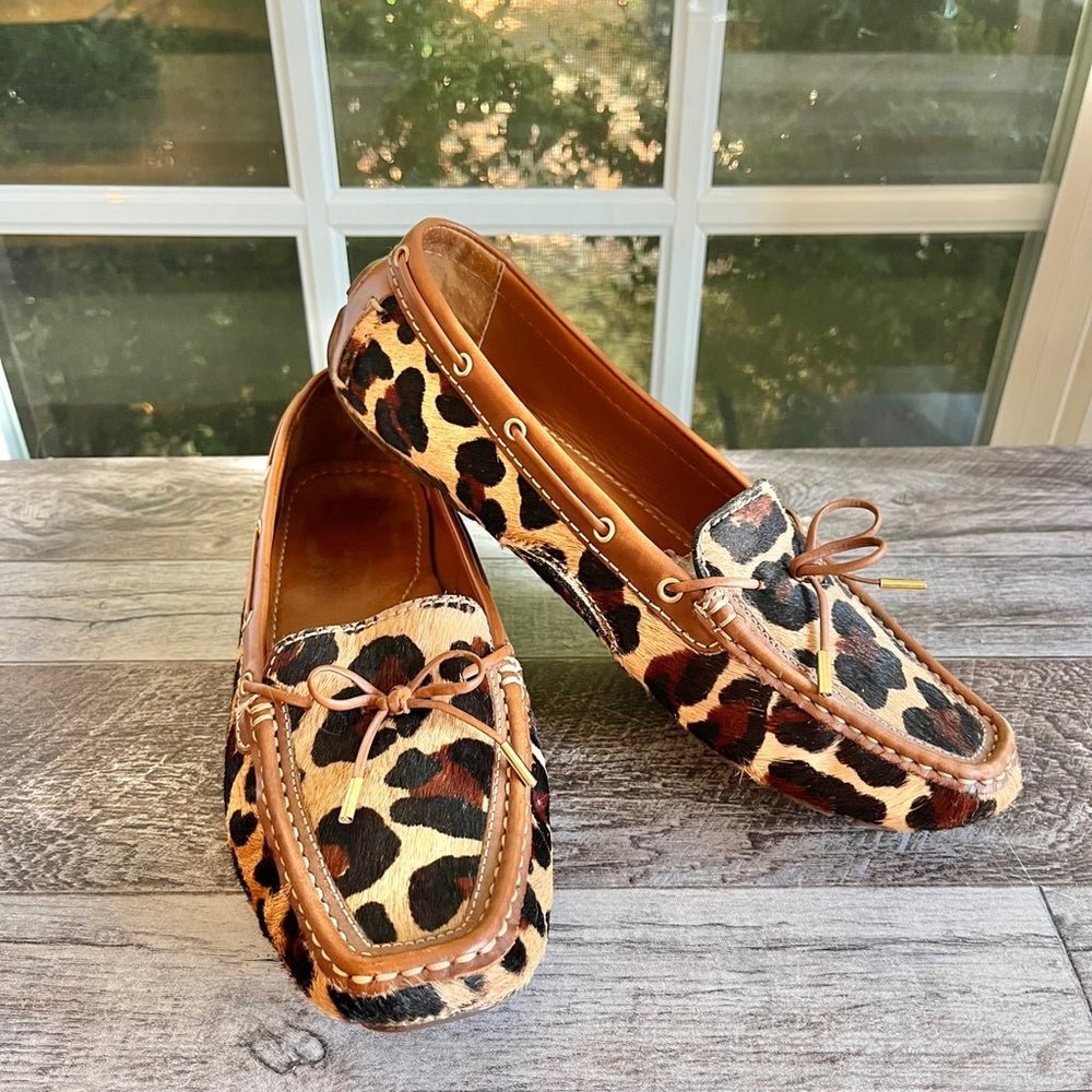 Vigotti Loafers Leather Animal Brazil Woman Shoes 10 wide